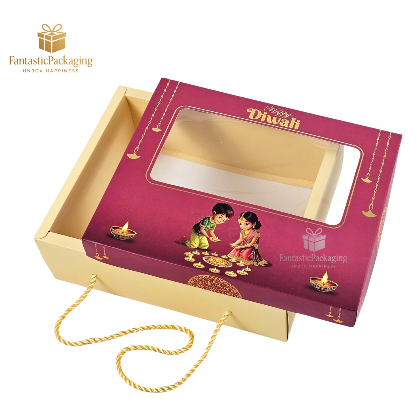🪔 Diwali Gift Hamper Box | Festive Packaging