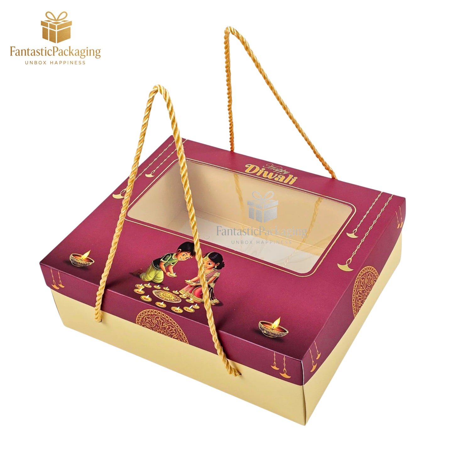 🪔 Diwali Gift Hamper Box | Festive Packaging