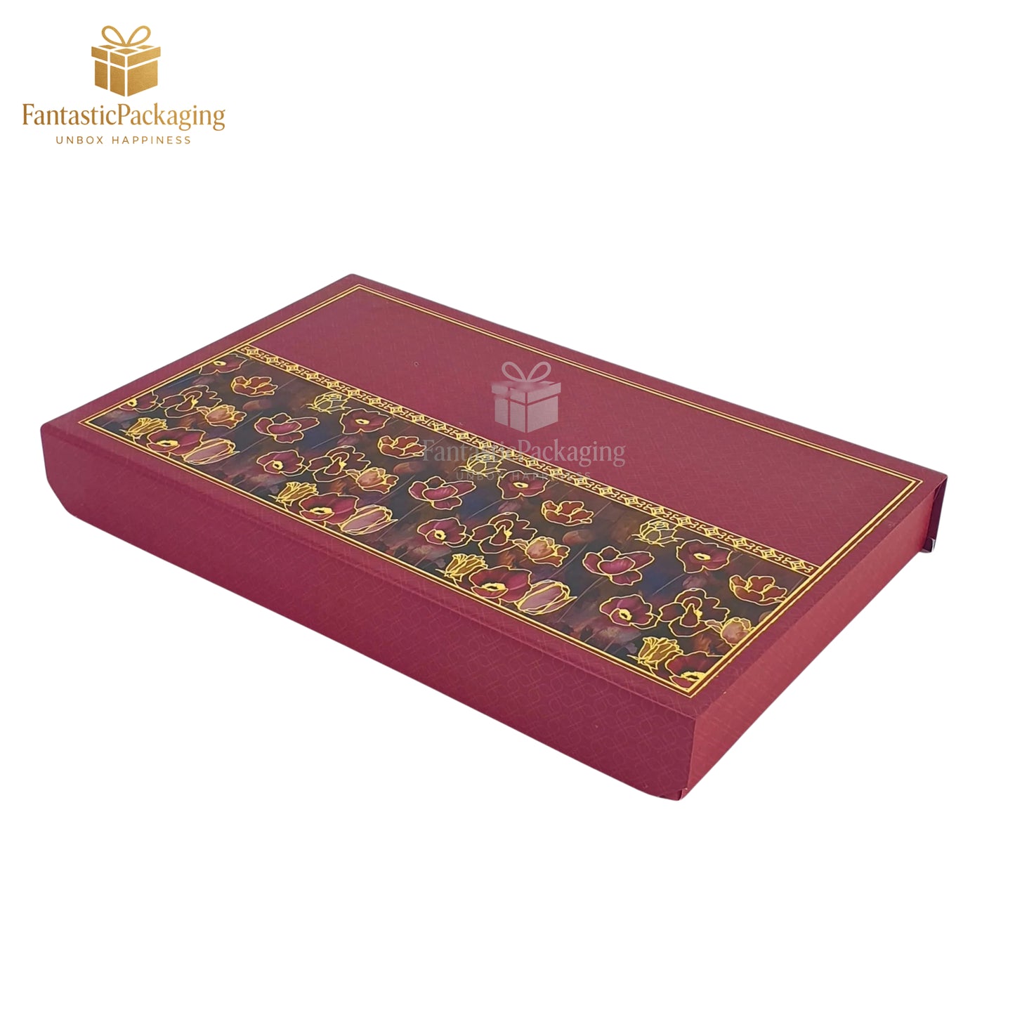 Regal Ruby Grandeur Box – Luxury Indian Wedding Favor Box for Bhaji & Sweets