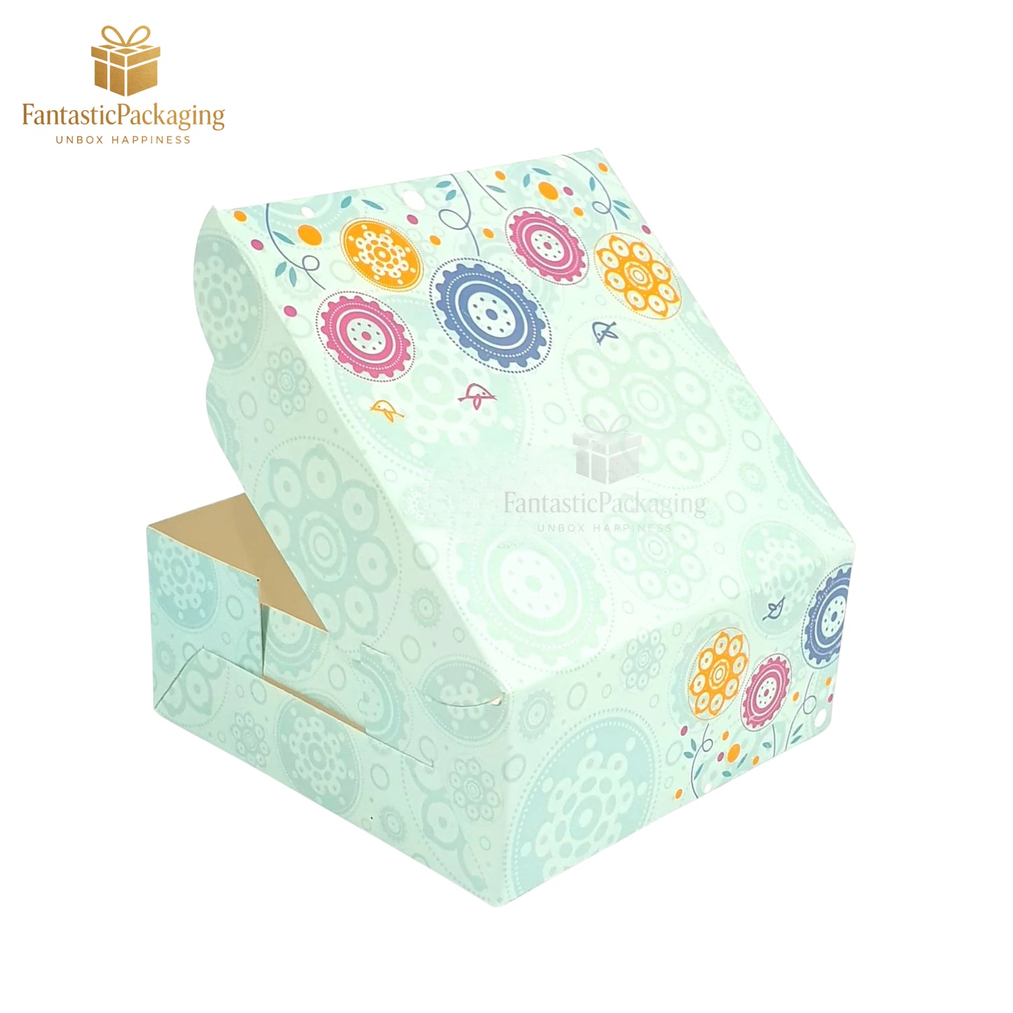 Mint Bloom 4 Piece Laddu Gift Box ā Elegant Rigid Sweet Box