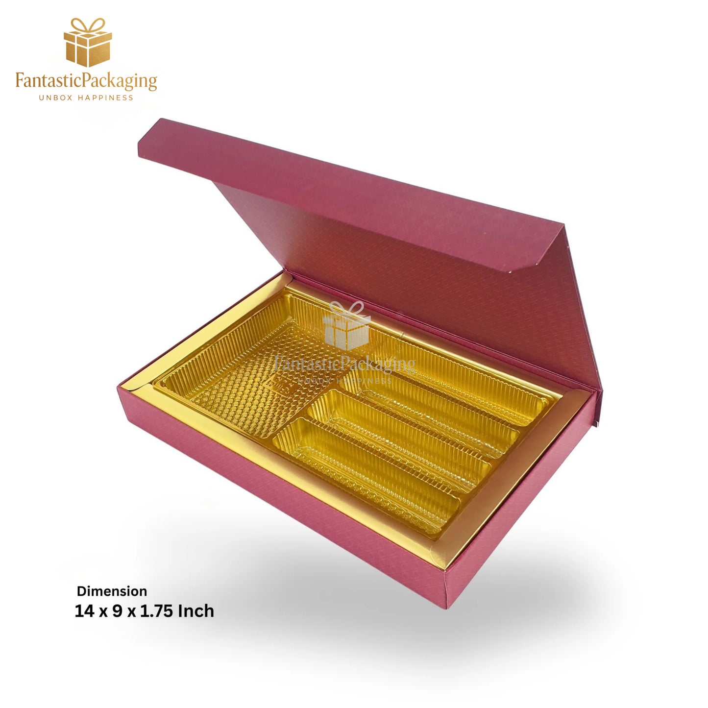 Regal Ruby Grandeur Box – Luxury Indian Wedding Favor Box for Bhaji & Sweets