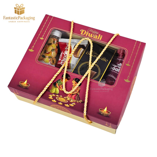 🪔 Diwali Gift Hamper Box | Festive Packaging