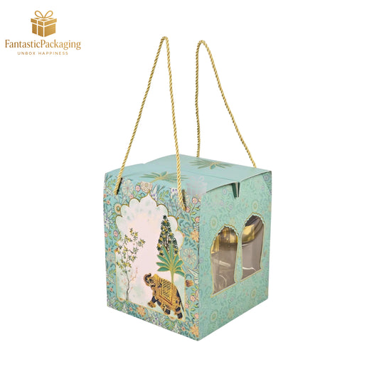 Ethnic Pichwai Elephant Gift Hamper Box 🐘✨ – Luxury Festive & Wedding Packaging