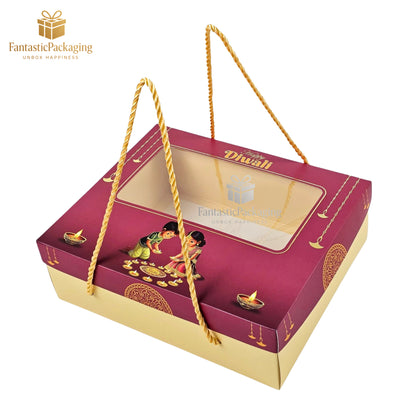 🪔 Diwali Gift Hamper Box | Festive Packaging